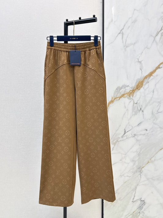 Classic monogram straight-leg pants