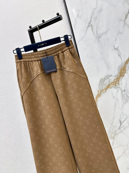 Classic monogram straight-leg pants