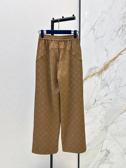 Classic monogram straight-leg pants