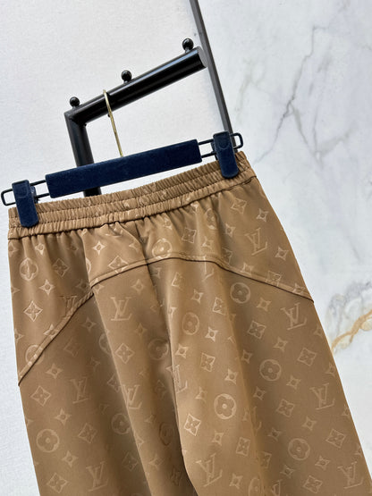 Classic monogram straight-leg pants