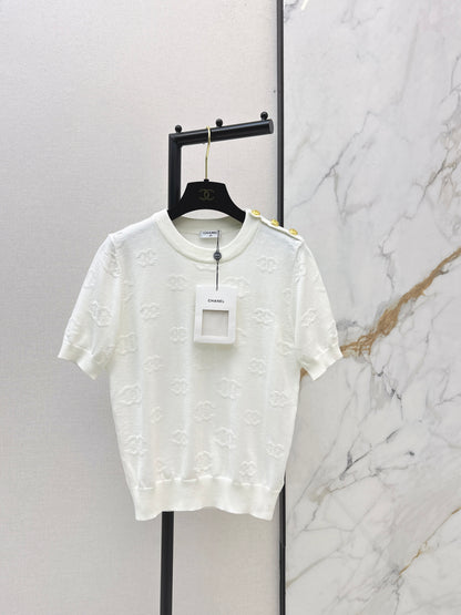 Jacquard Pattern T-Shirt