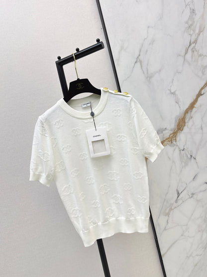 Jacquard Pattern T-Shirt