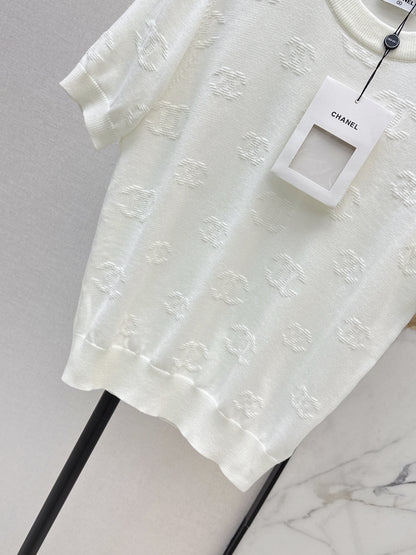 Jacquard Pattern T-Shirt