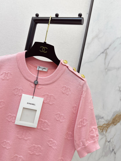Jacquard Pattern T-Shirt