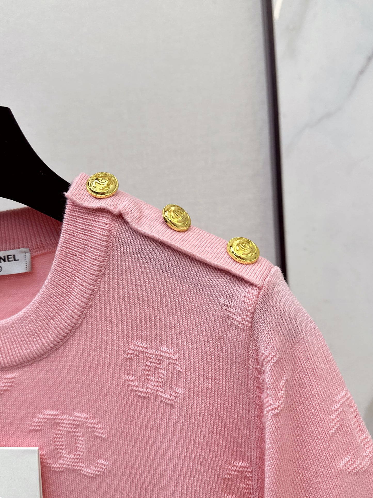 Jacquard Pattern T-Shirt