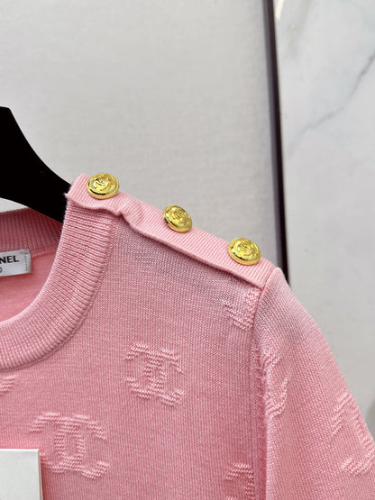 Jacquard Pattern T-Shirt