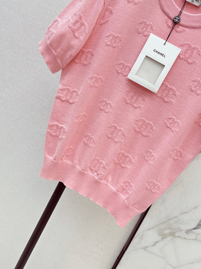 Jacquard Pattern T-Shirt
