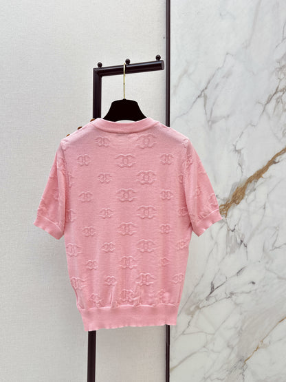 Jacquard Pattern T-Shirt