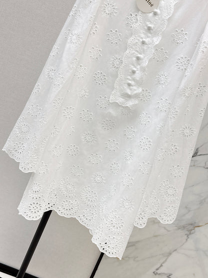 Hollow-out Dress