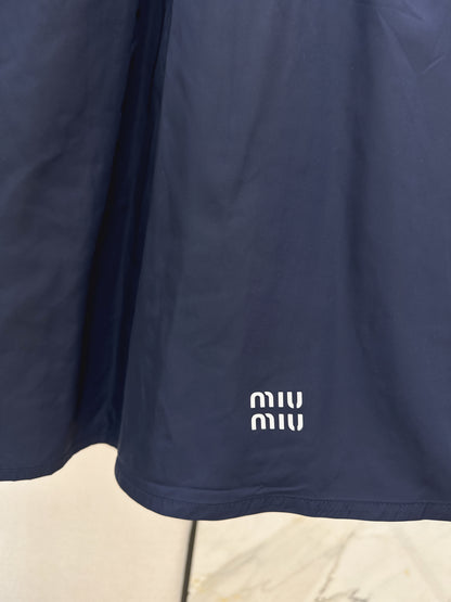 Elastic Waist Midi Skirt