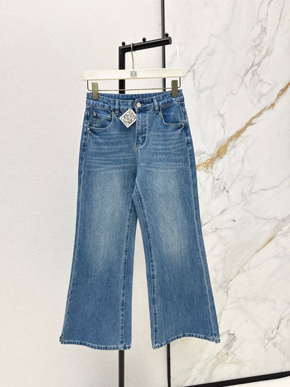 Straight-leg cropped jeans