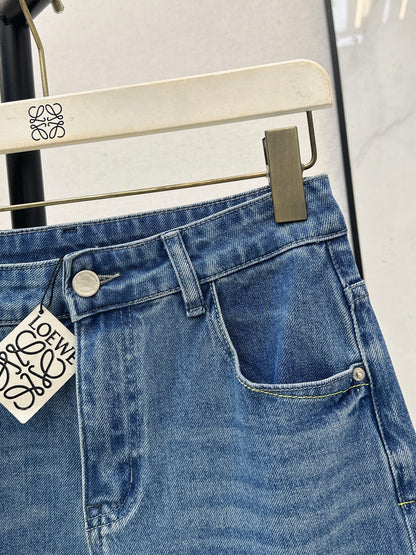 Straight-leg cropped jeans
