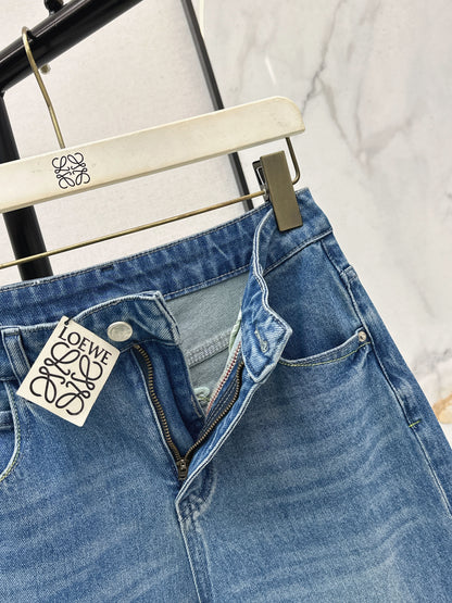 Straight-leg cropped jeans