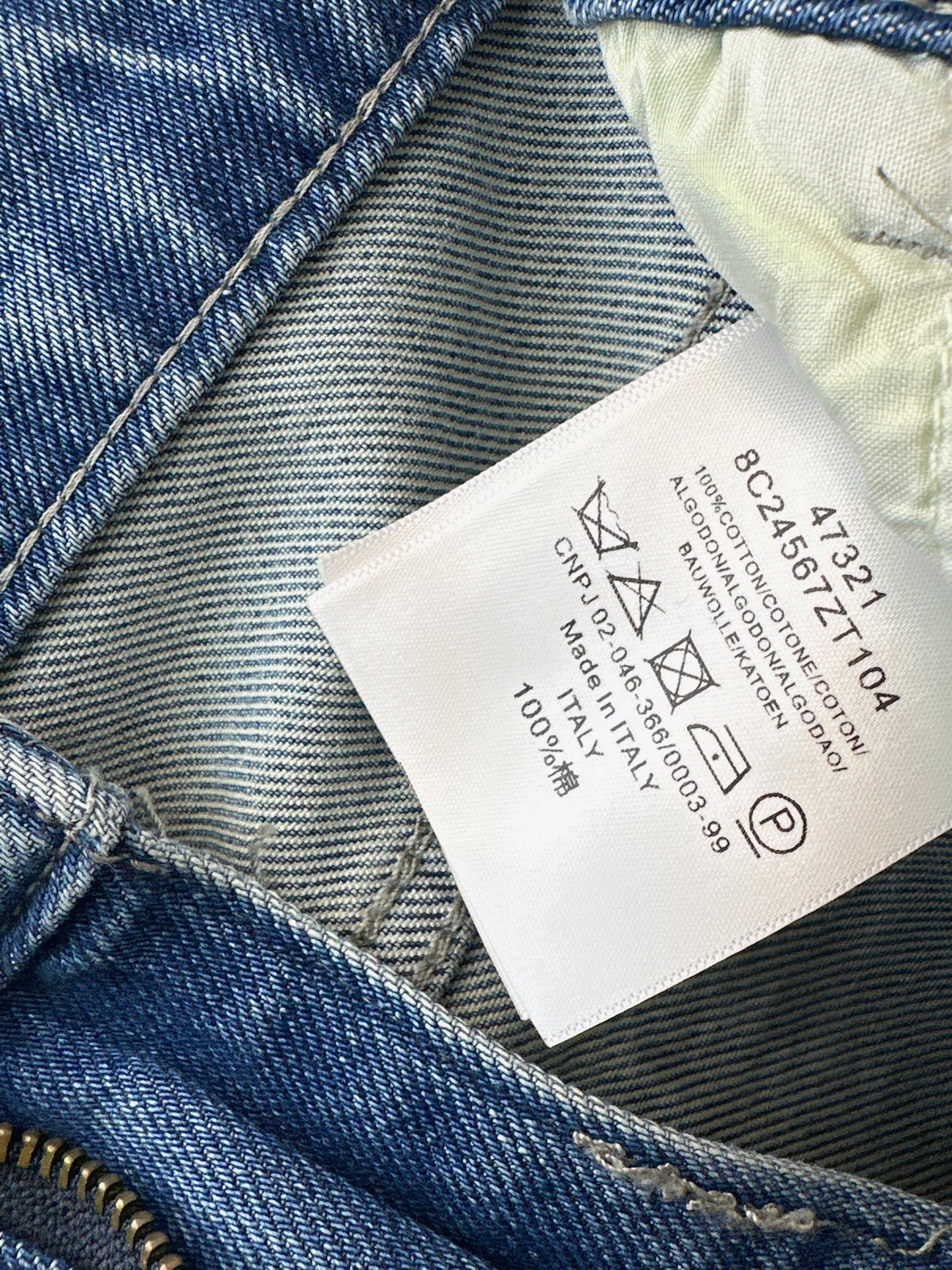Straight-leg cropped jeans