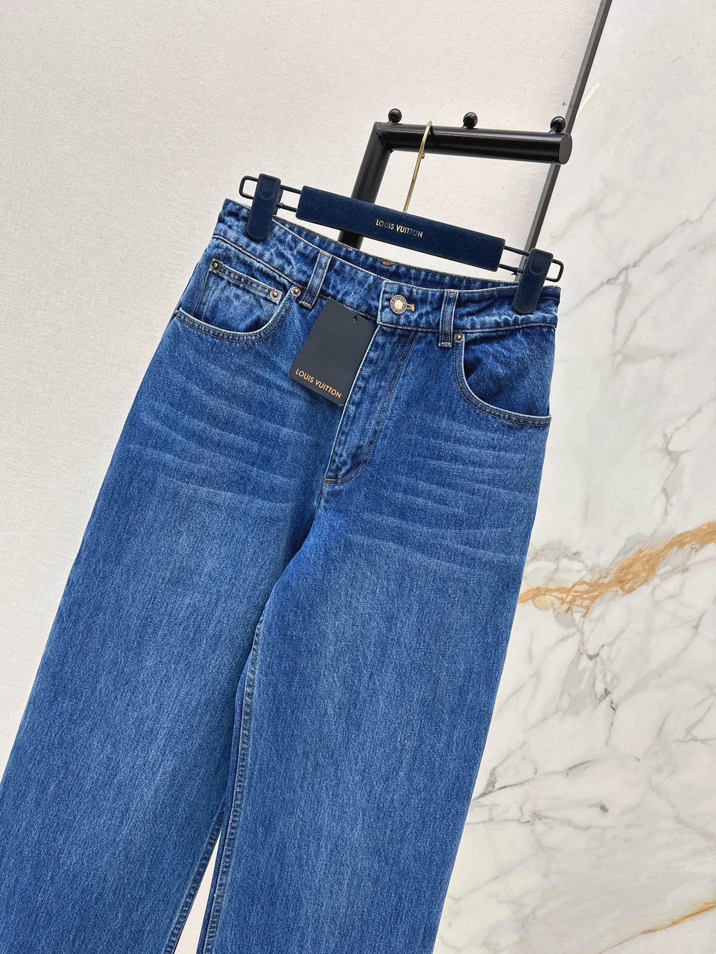 White Leather Label Jeans