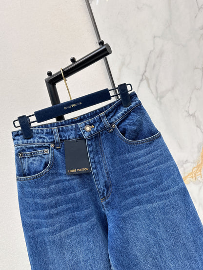 White Leather Label Jeans