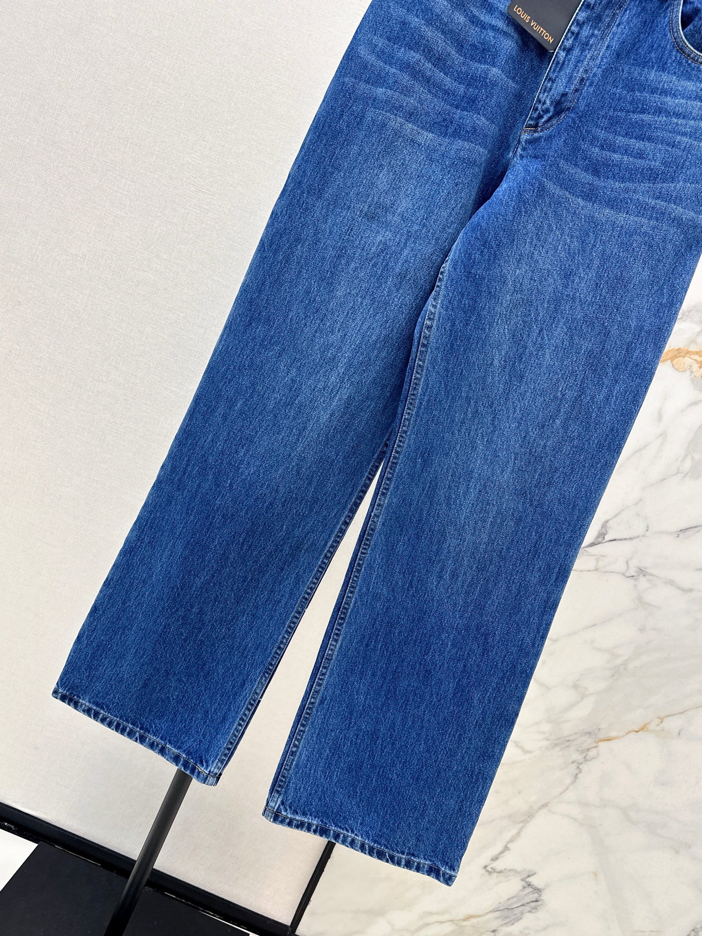 White Leather Label Jeans