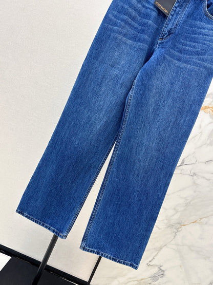 White Leather Label Jeans