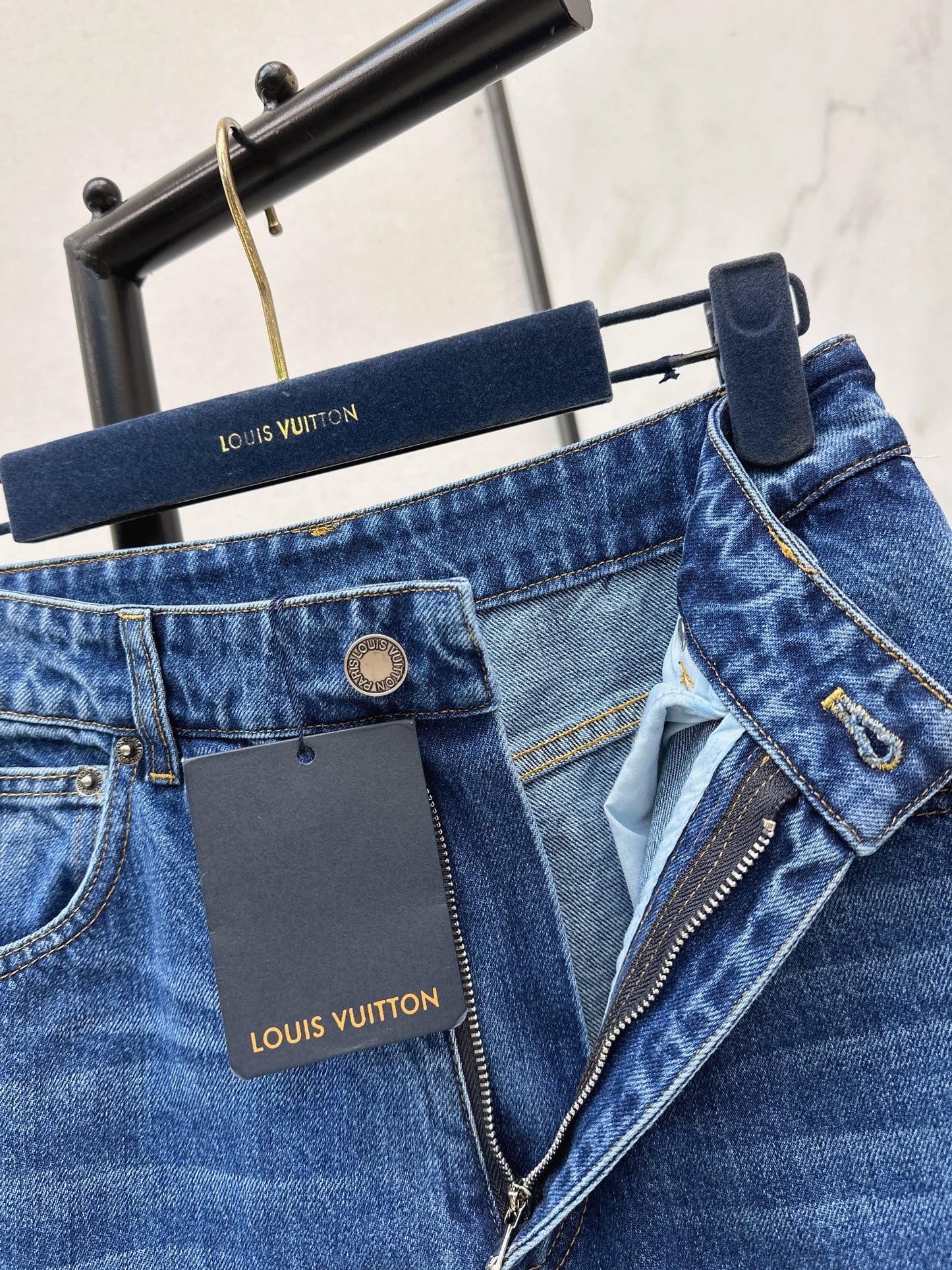 White Leather Label Jeans