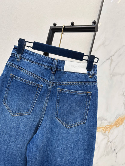 White Leather Label Jeans