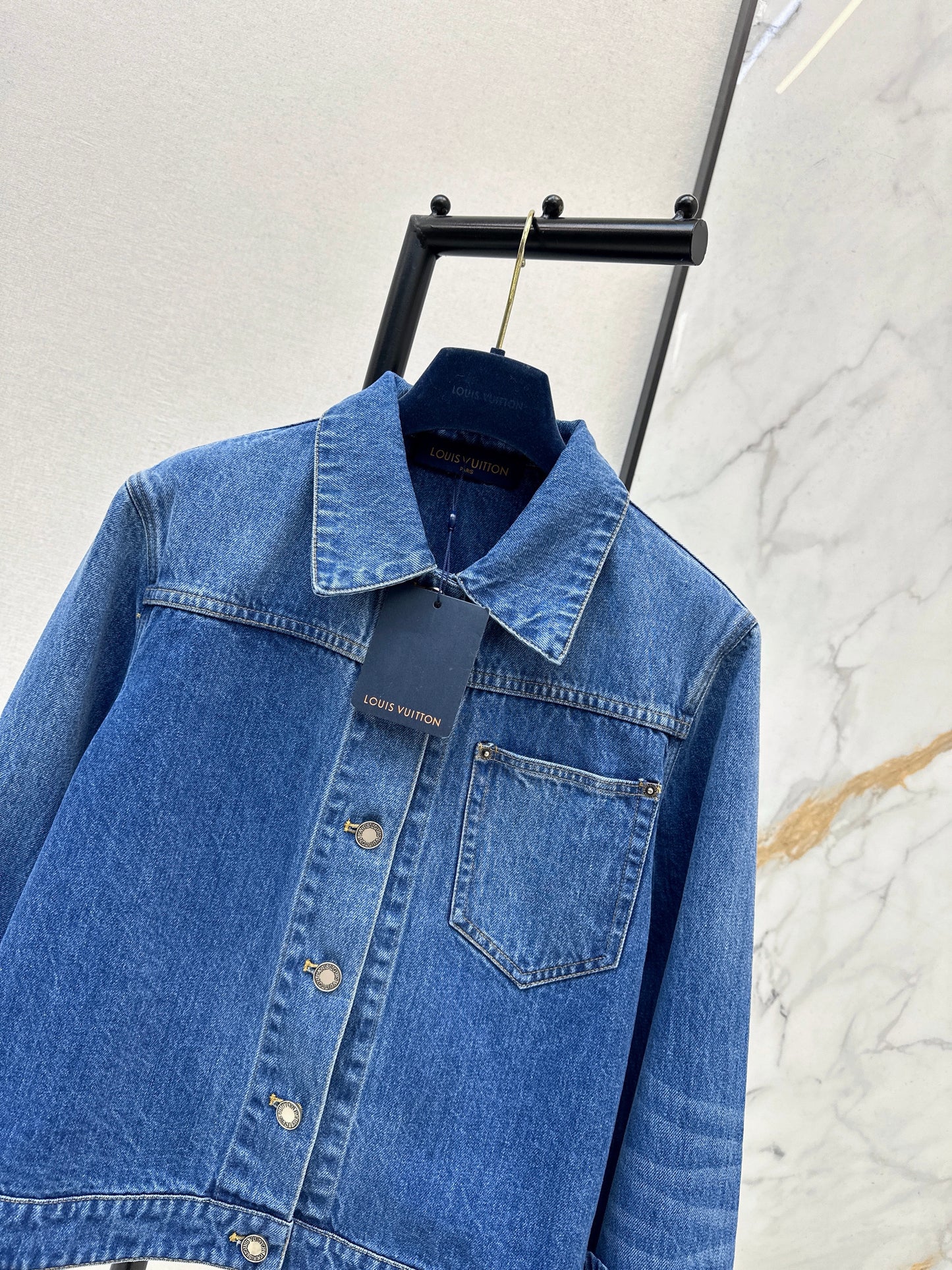 Cuffed Denim Jacket