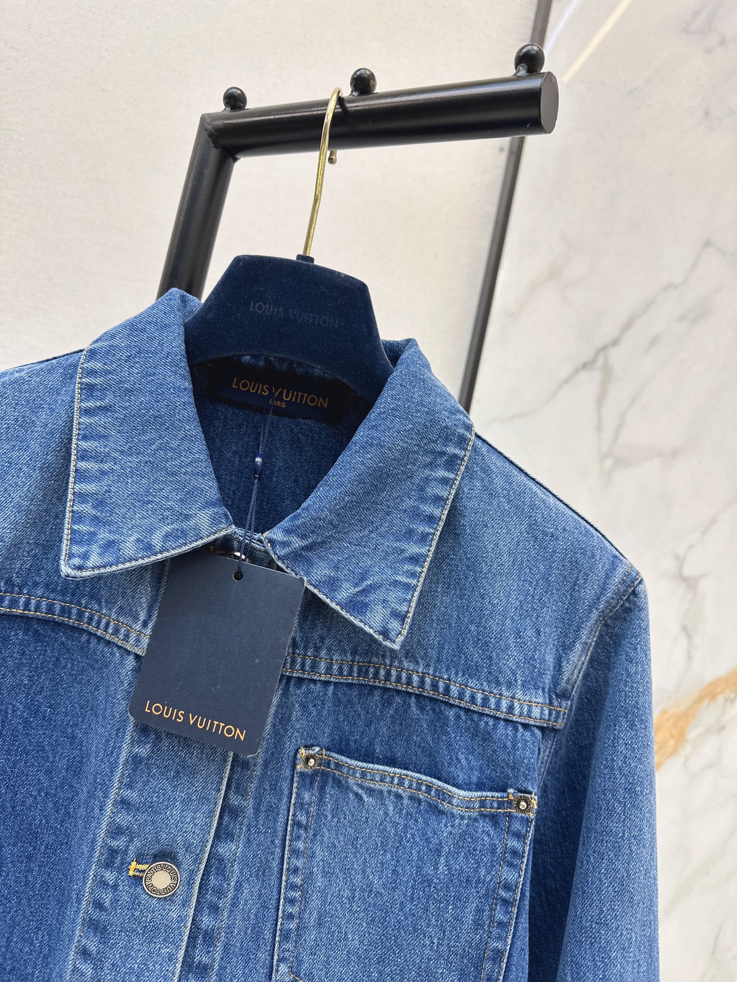 Cuffed Denim Jacket
