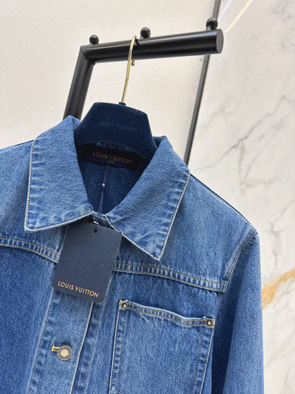 Cuffed Denim Jacket