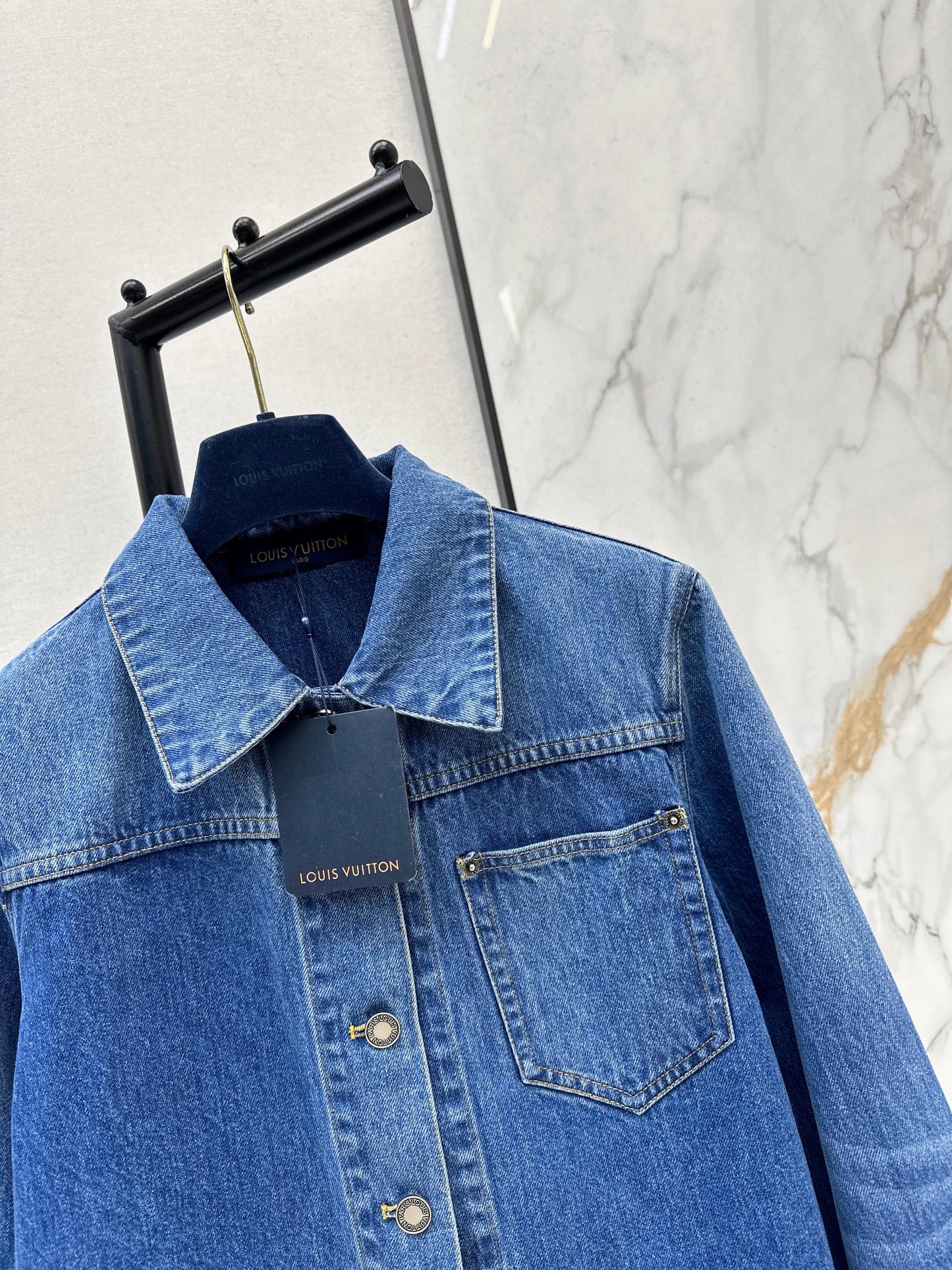 Cuffed Denim Jacket