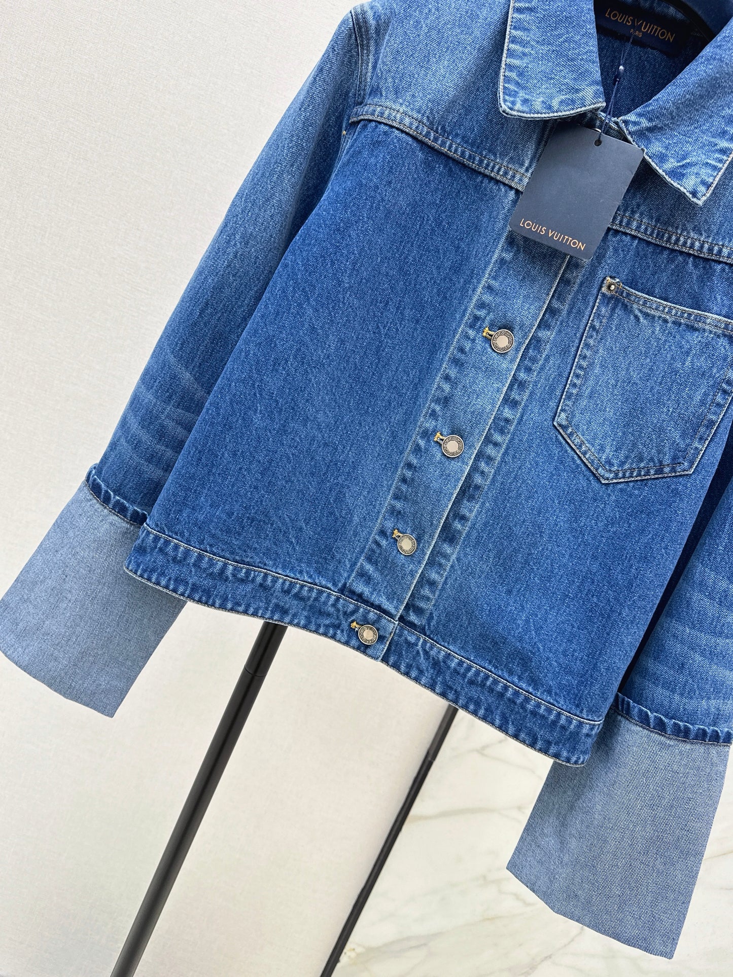 Cuffed Denim Jacket