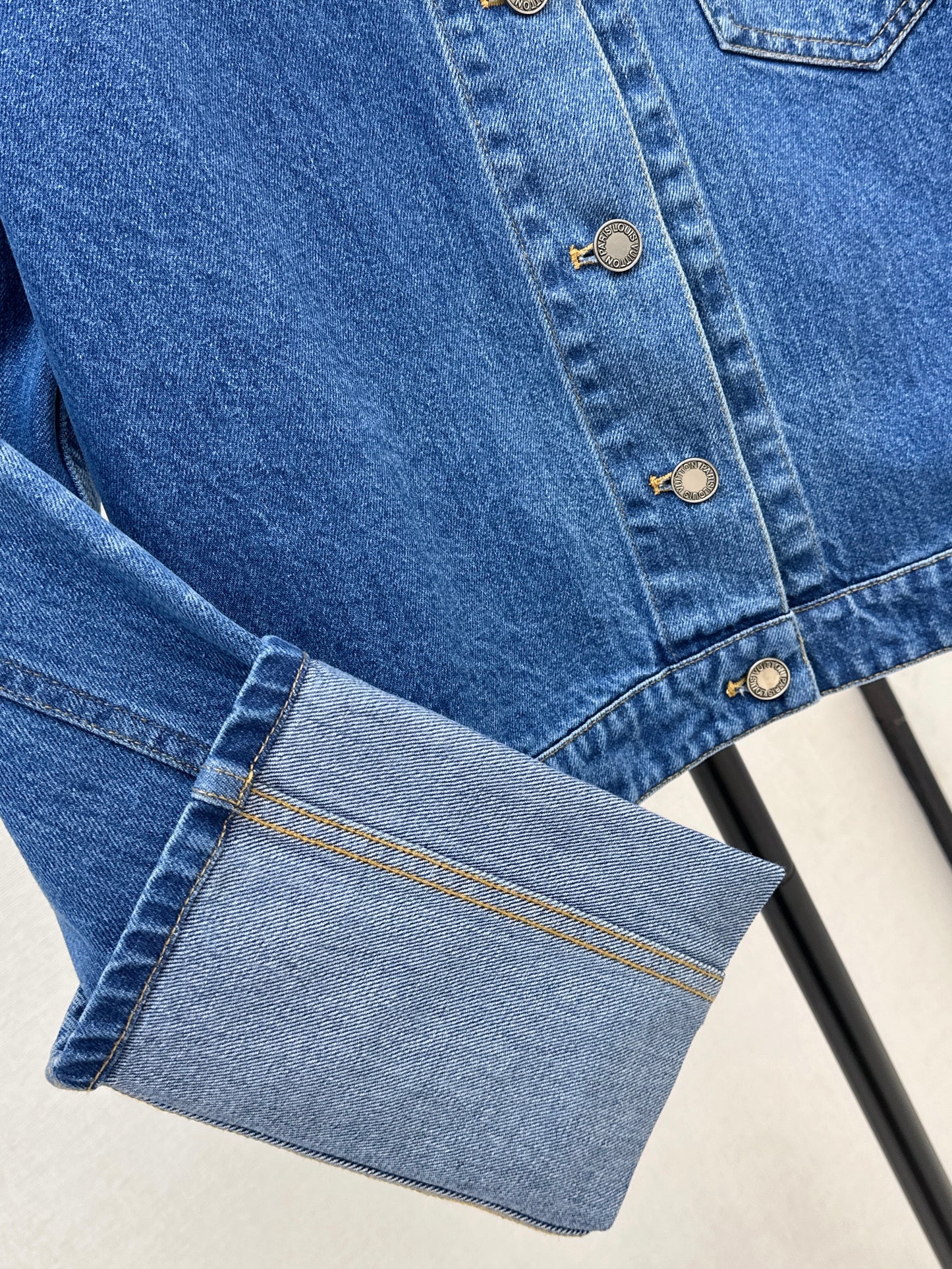 Cuffed Denim Jacket