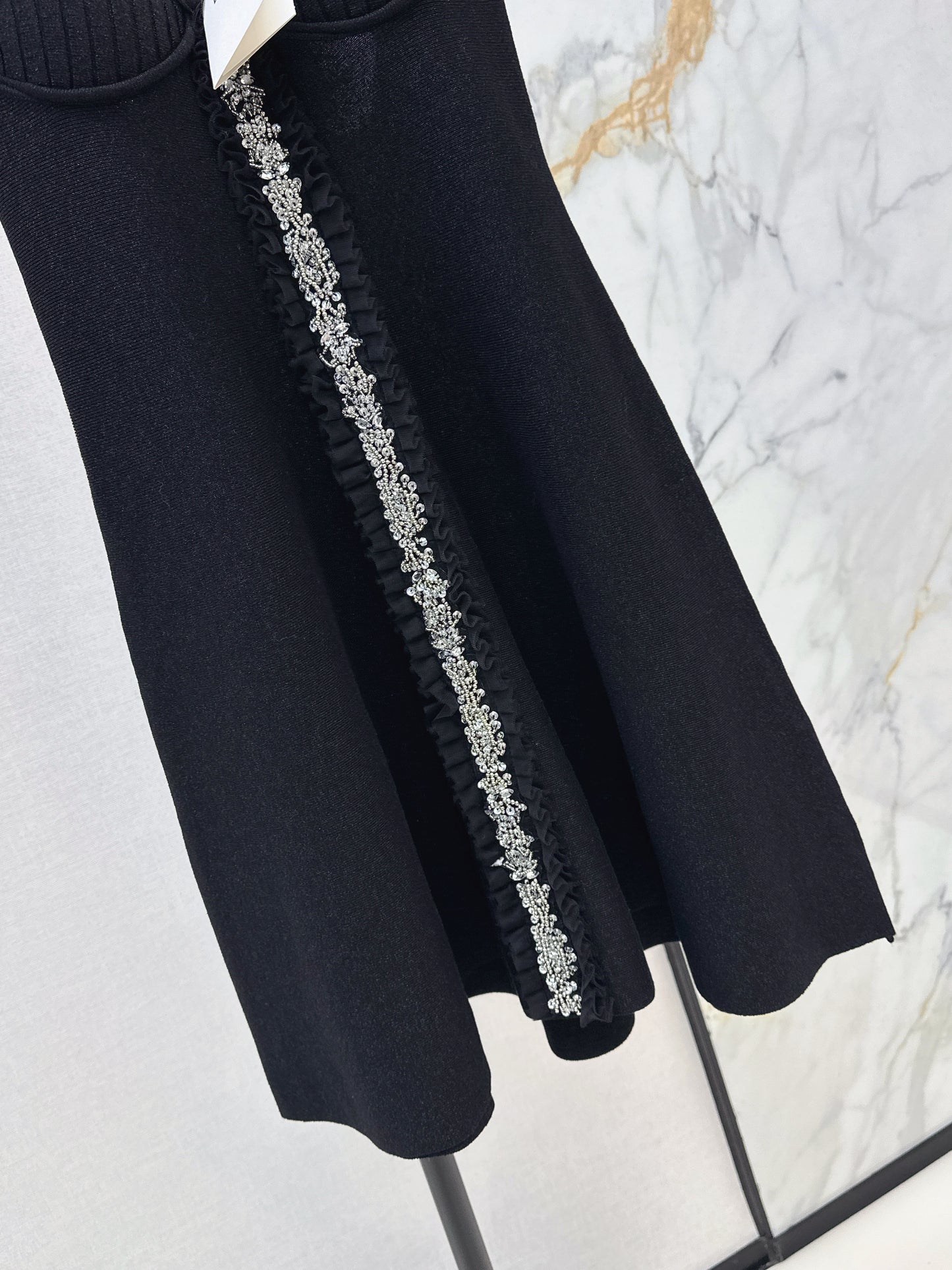 Halter Neck Knit Dress