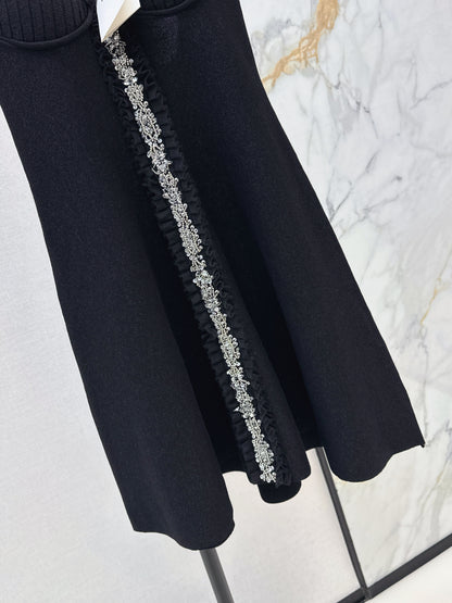 Halter Neck Knit Dress