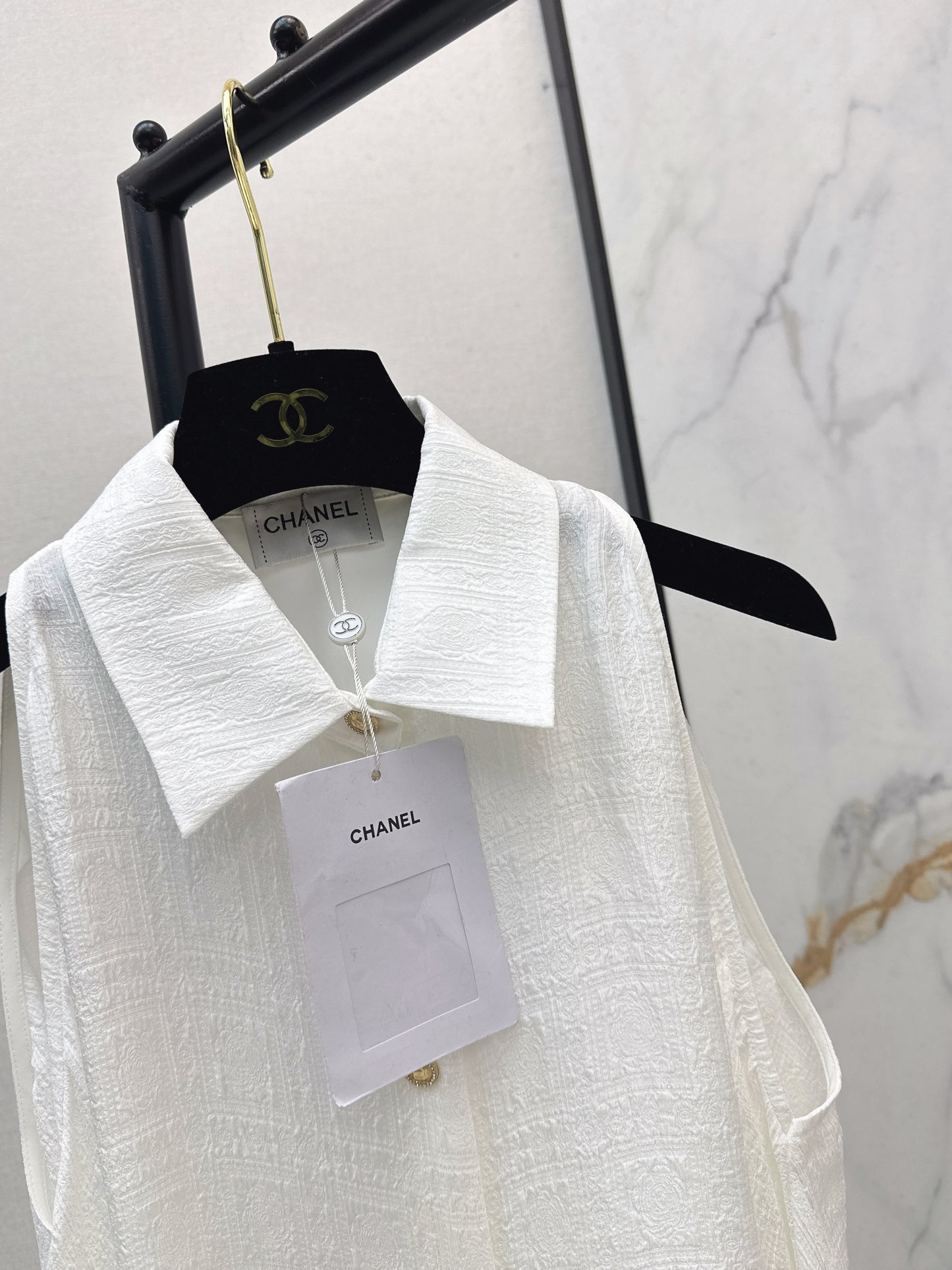 Off-the-shoulder silk blouse