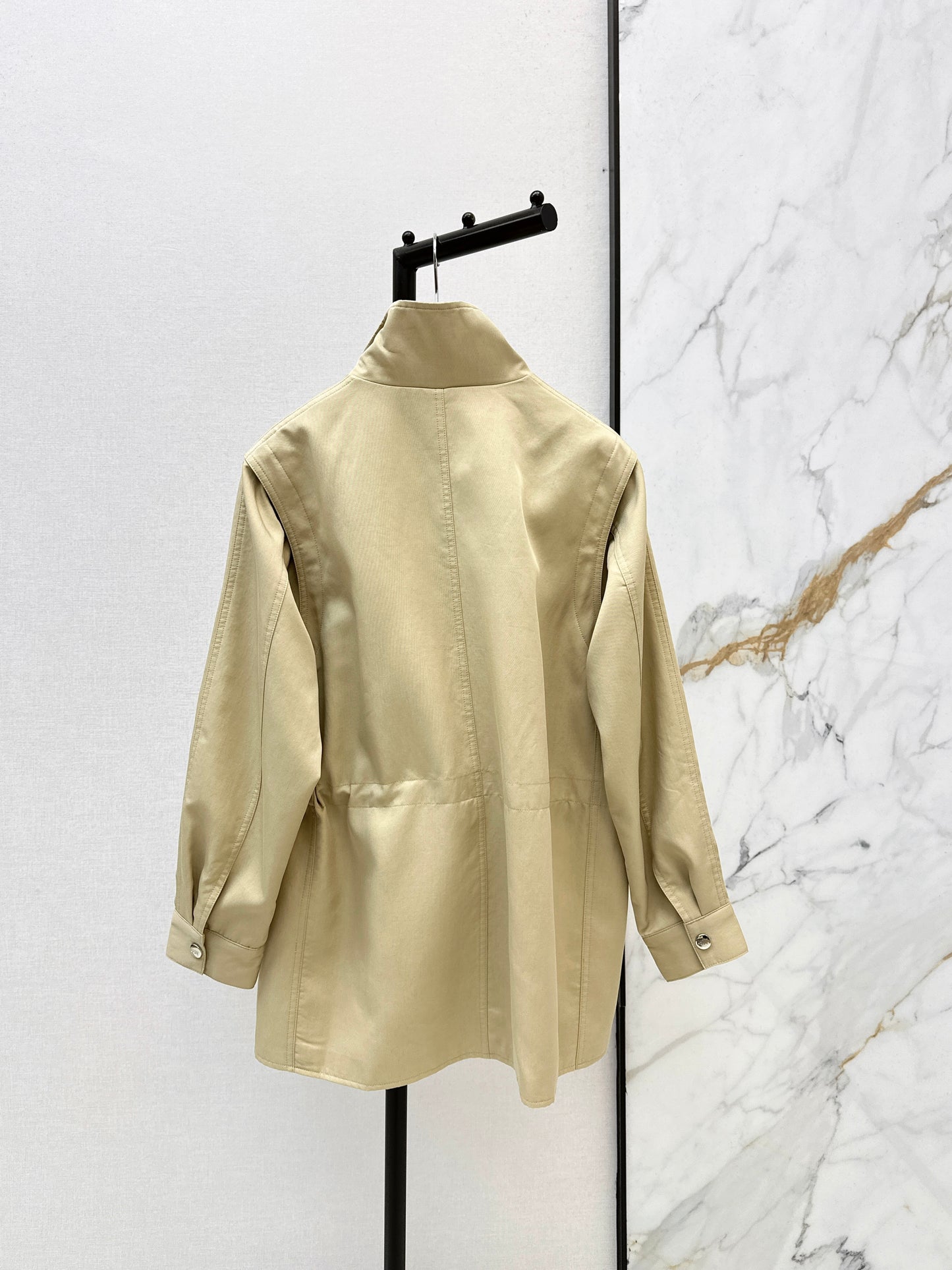 Classic Mid-Length Trench Coat