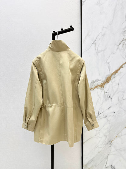 Classic Mid-Length Trench Coat