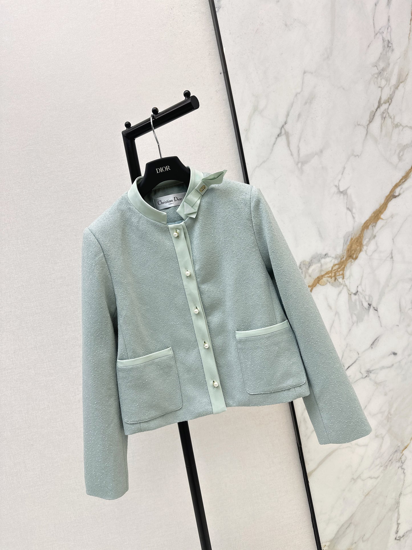 Mint Green Bow-Tie Jacket