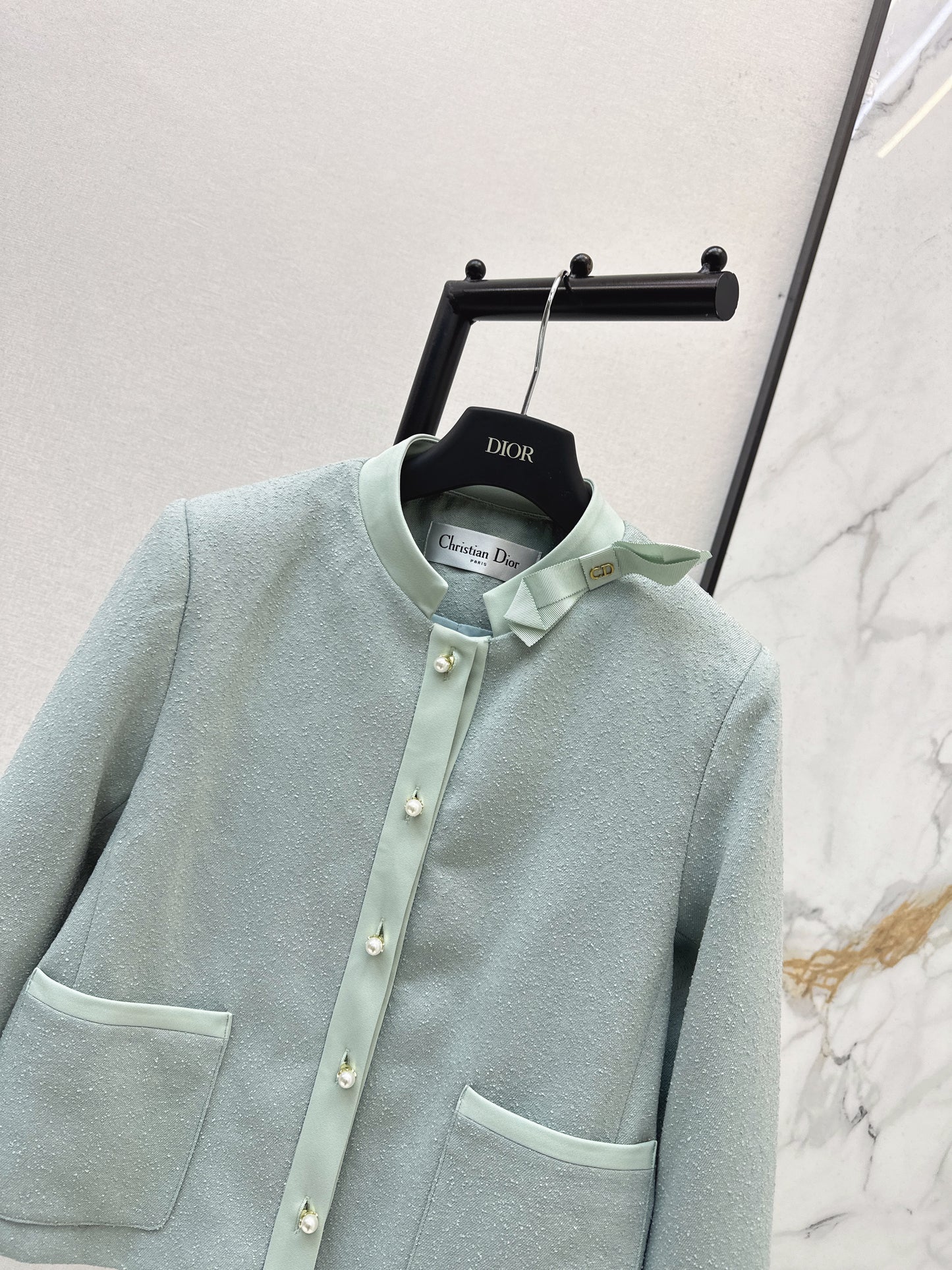 Mint Green Bow-Tie Jacket