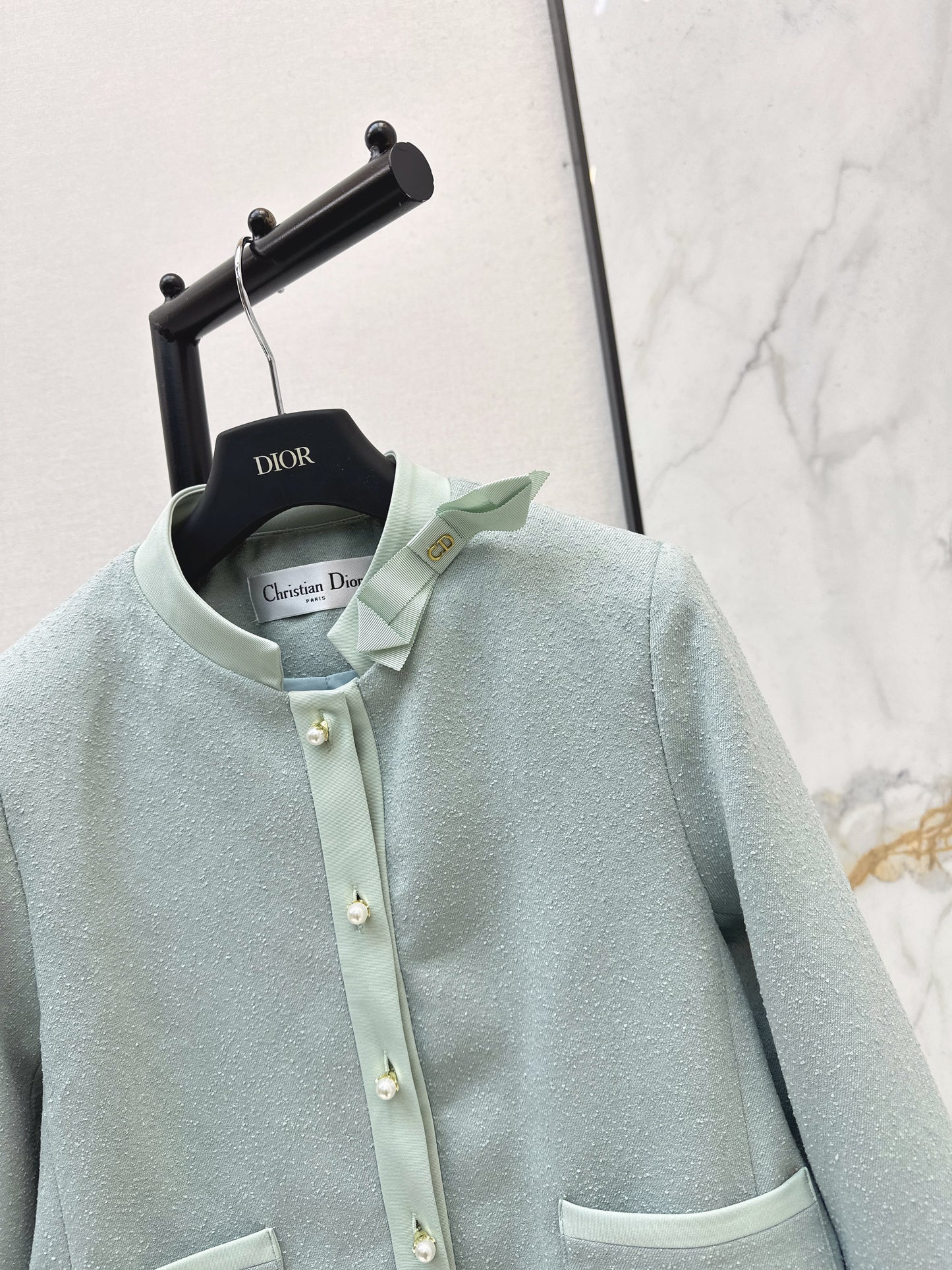 Mint Green Bow-Tie Jacket