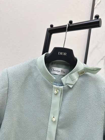 Mint Green Bow-Tie Jacket