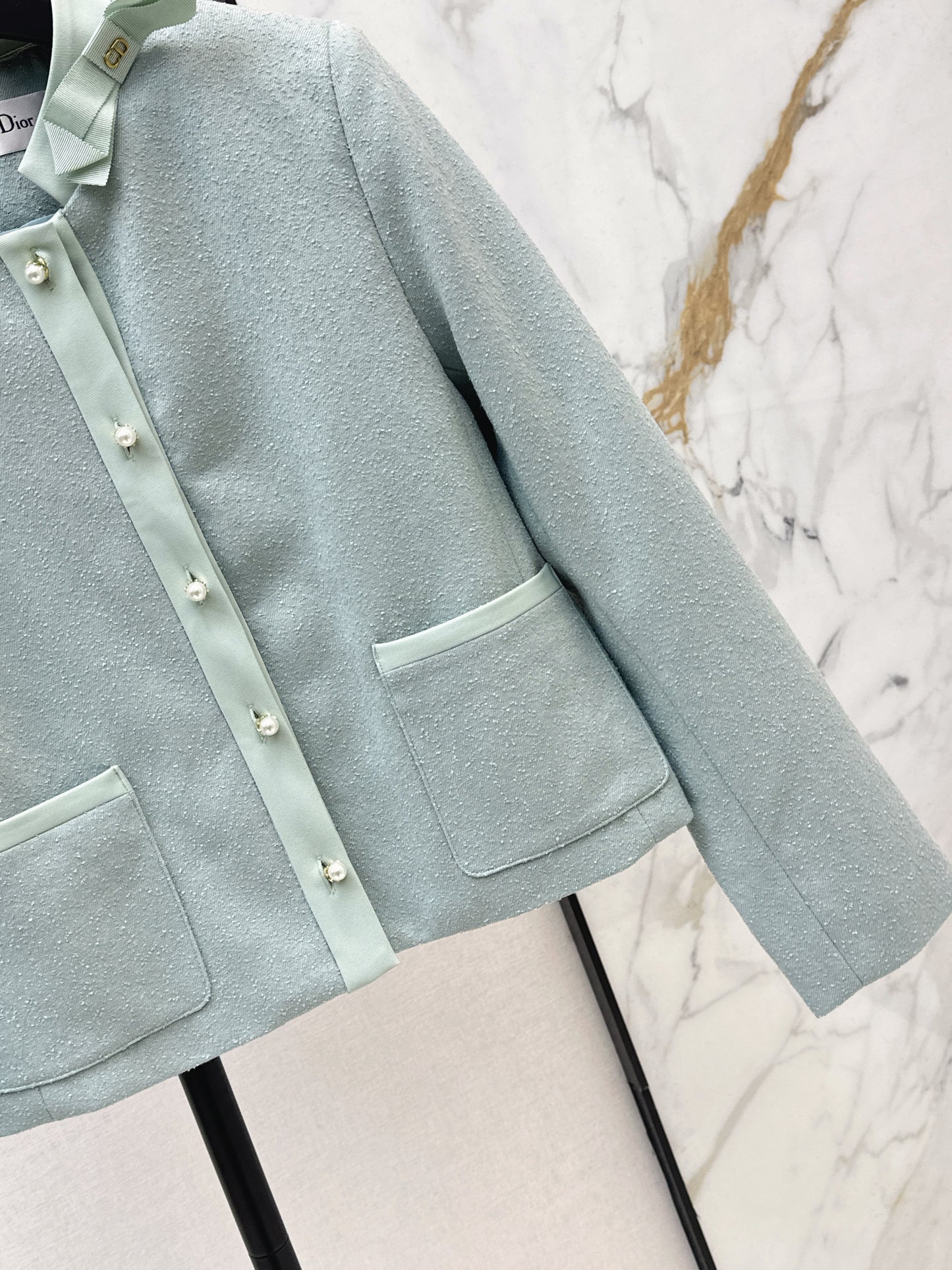 Mint Green Bow-Tie Jacket