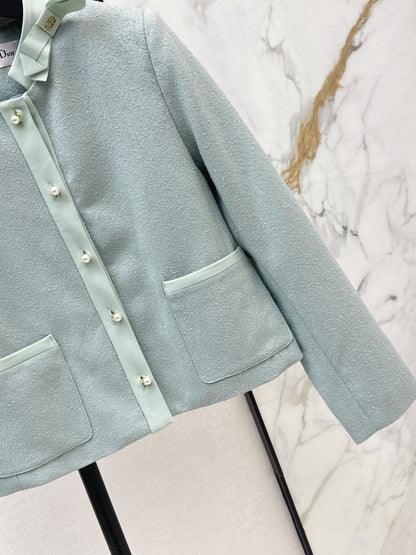 Mint Green Bow-Tie Jacket