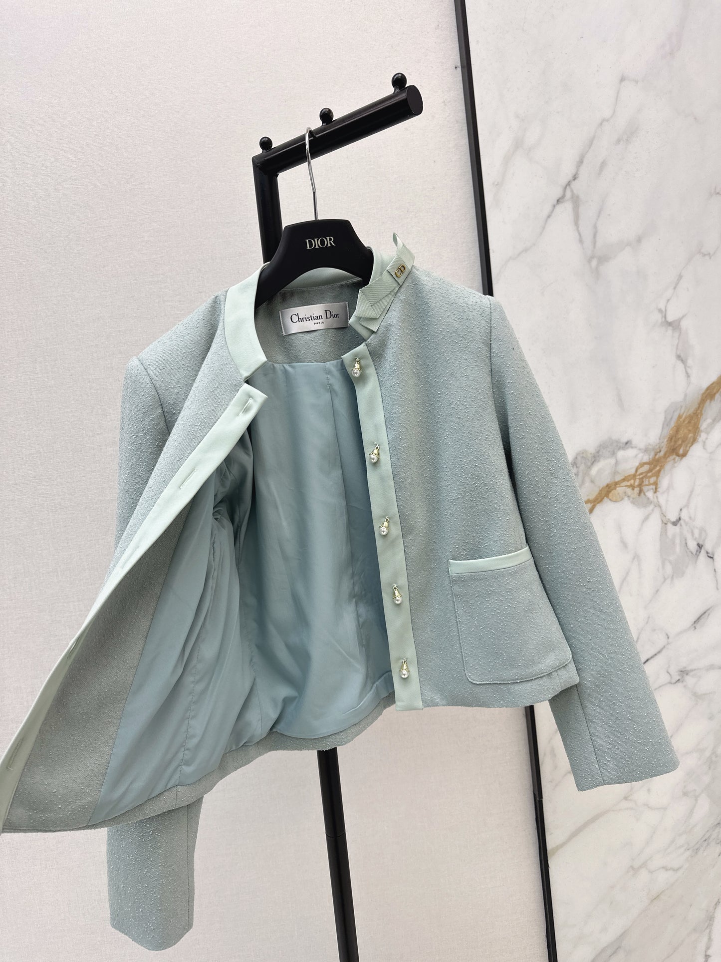 Mint Green Bow-Tie Jacket