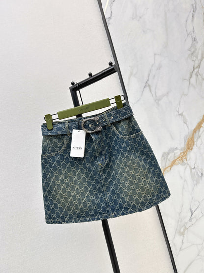 Jacquard Mini Skirt