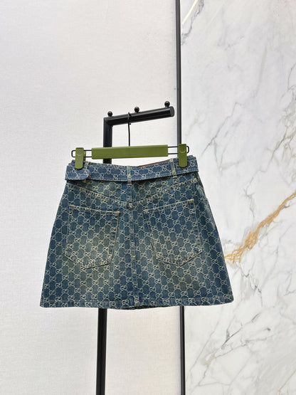 Jacquard Mini Skirt