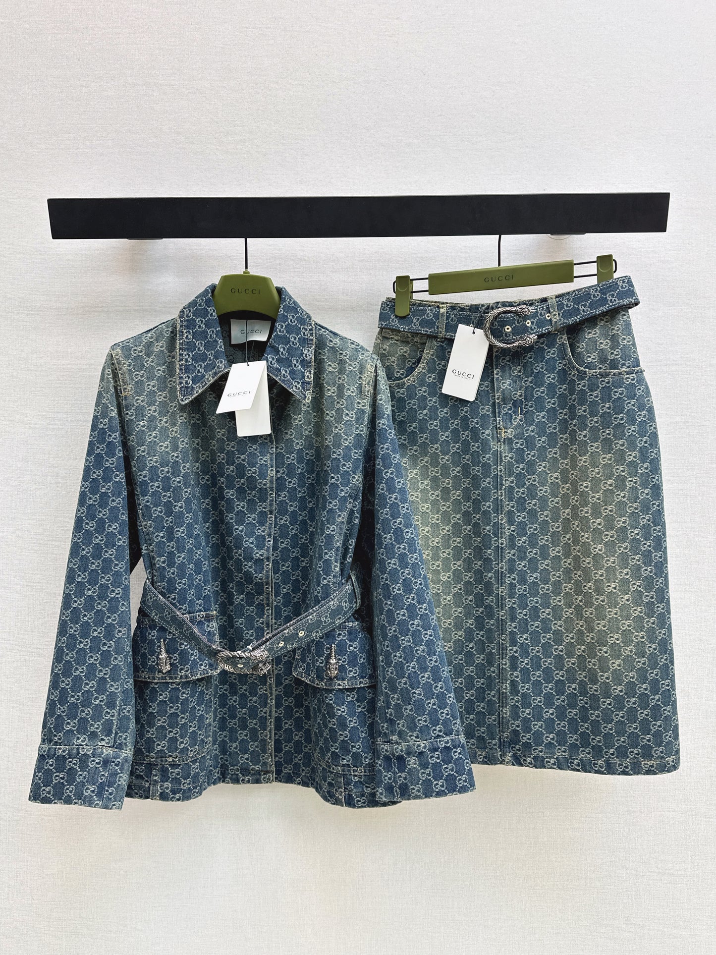 Jacquard Denim Jacket