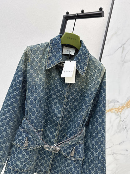 Jacquard Denim Jacket