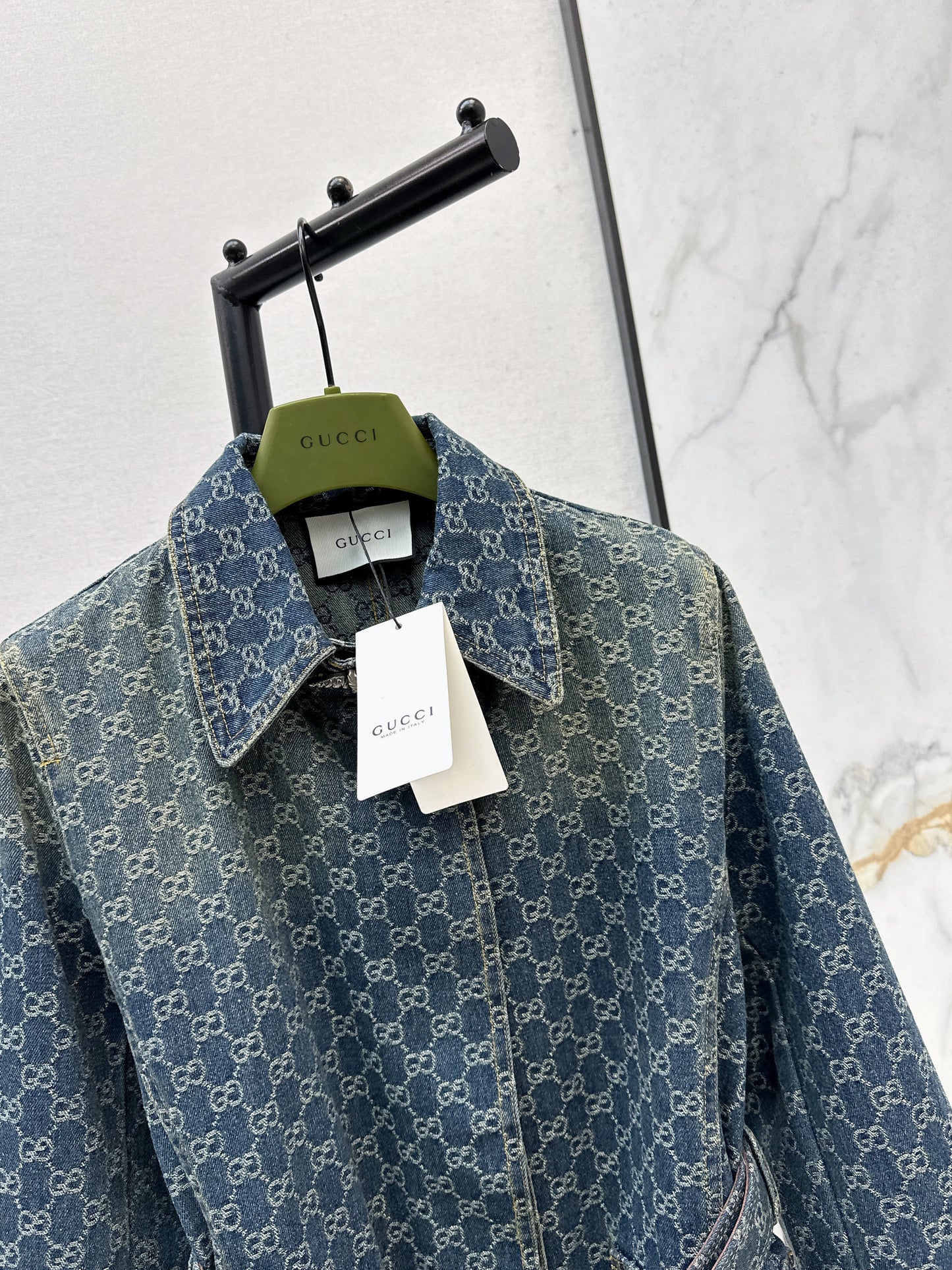 Jacquard Denim Jacket
