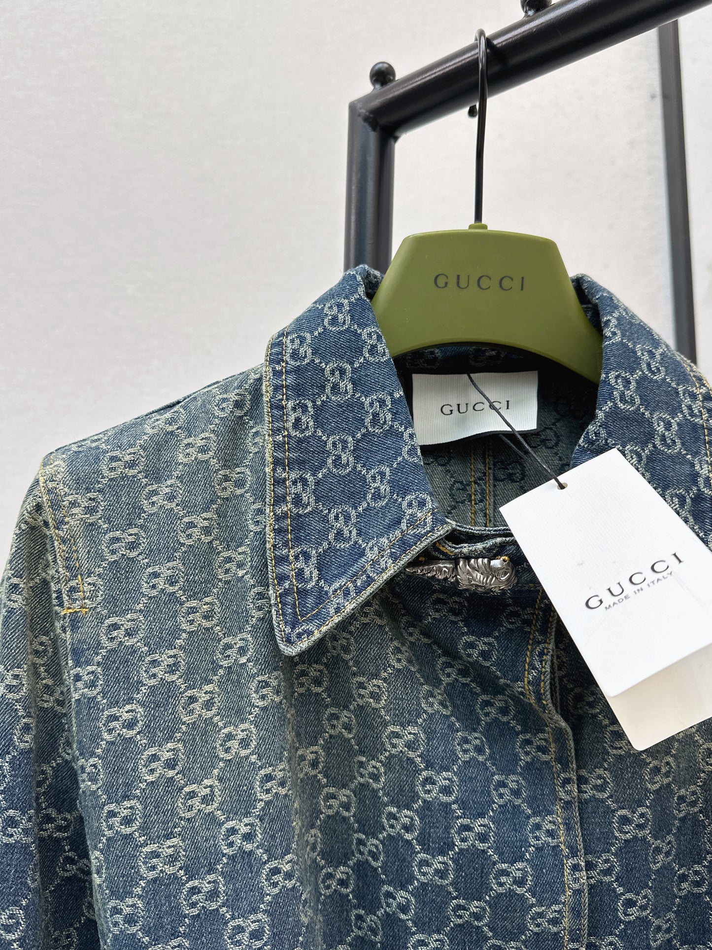 Jacquard Denim Jacket