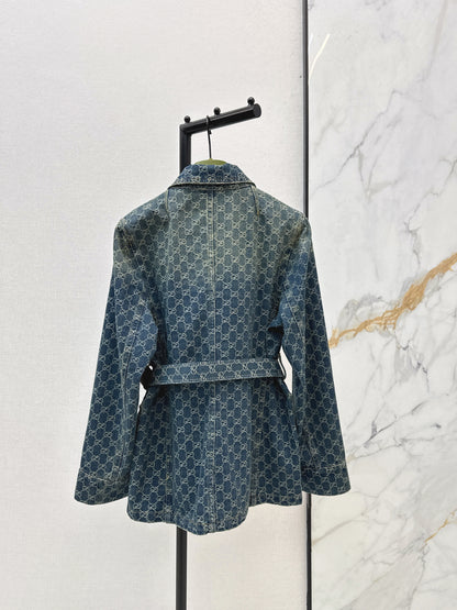 Jacquard Denim Jacket