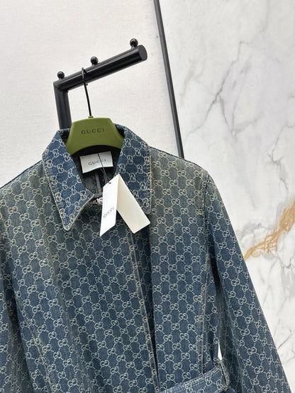 Jacquard Long Coat